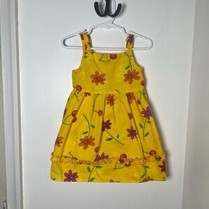 Rare Too by Rare Editions Yellow Floral Baby Dress Summer Sundress